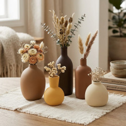 Porcelain Vase Set 5 Pcs